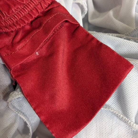 Amazon Essentials Men's Quick-Dry Swim Trunk Red Blue Stripes, Small, 7" Inseam - Picture 14 of 16